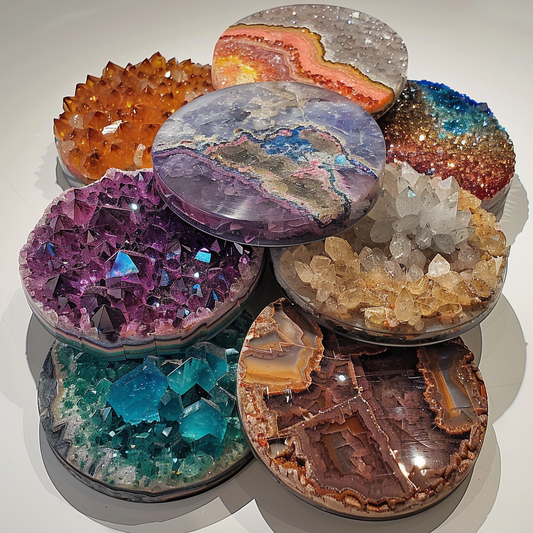 Crystal Coasters: Combining Aesthetic Beauty with Holistic Wellness